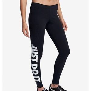 NEVER WORN Just Do It Leggings